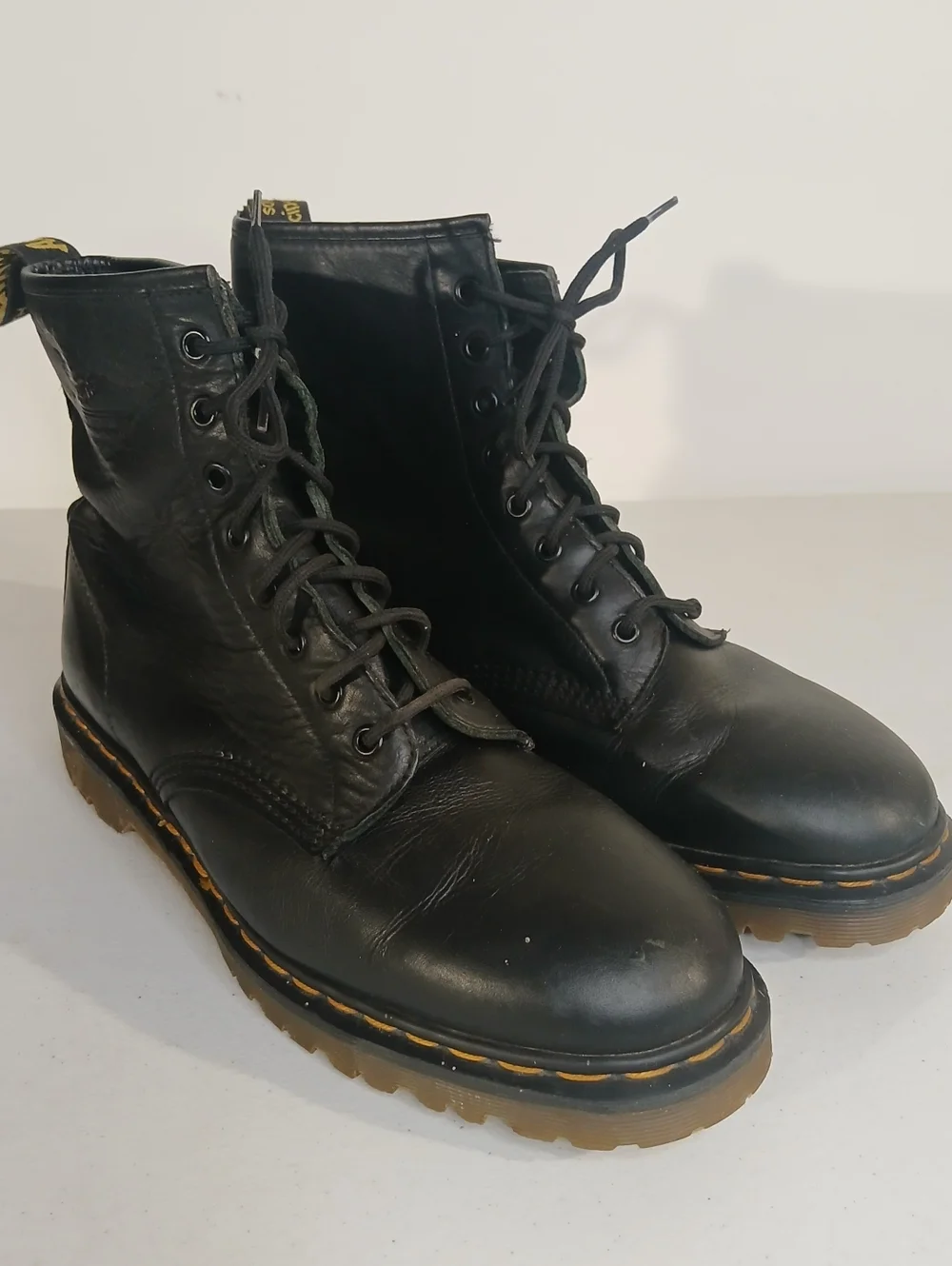 Vintage Made in England Doc Martens 1460 Leather Boots UK 12 / US 13